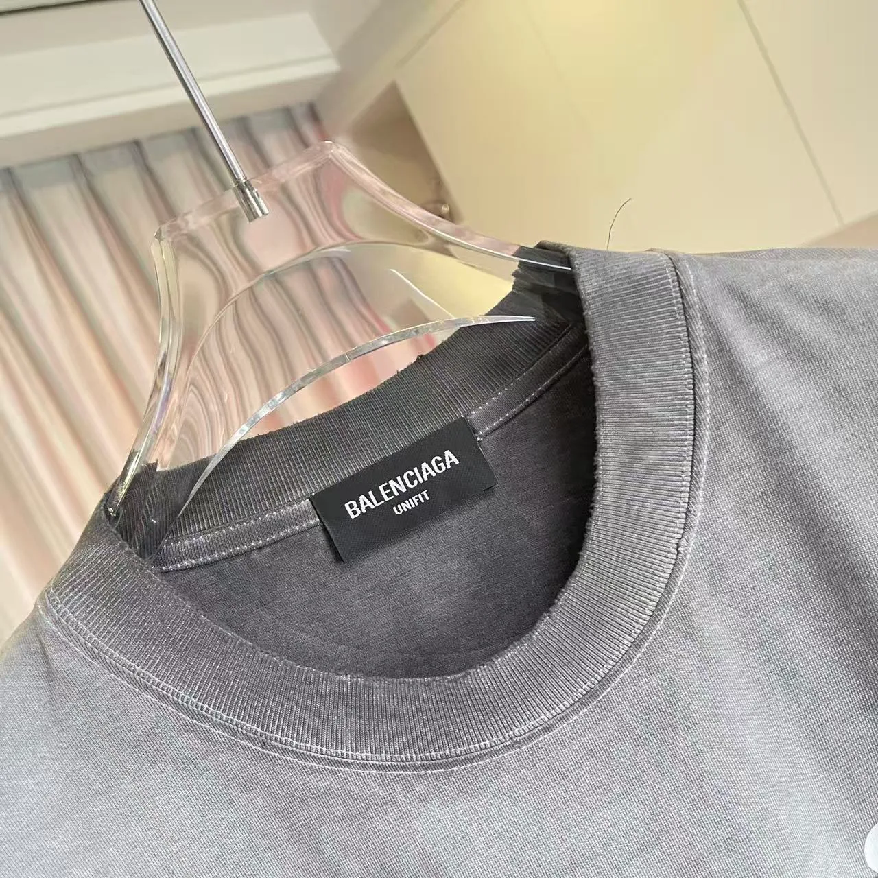 BALENCI*GA 2026 New Arrival logo 320g T Same Style Size：S M L XL XXL ：Black White Gray